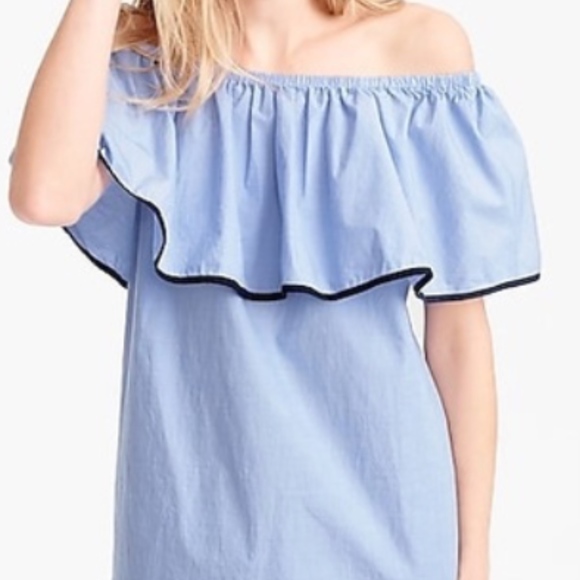 J. Crew Dresses & Skirts - J.Crew Off the Shoulder Shift Dress